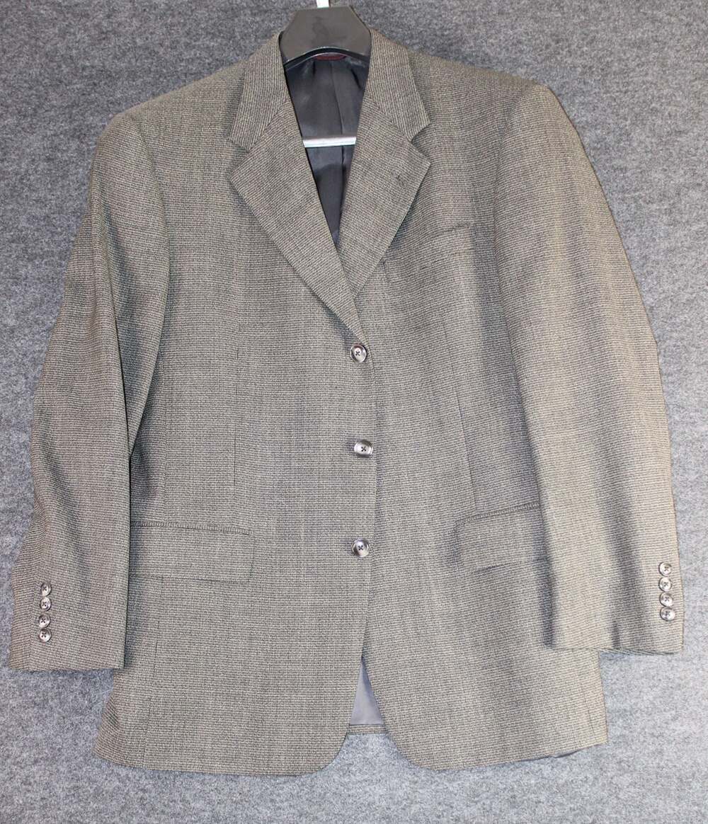 39 Regular Hart Schaffner & Marx Joslins Mens Vintage 3-Button Wool Sport Coat B